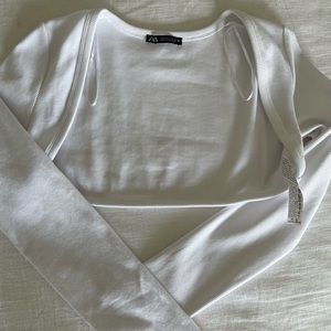 Zara cropped sweater